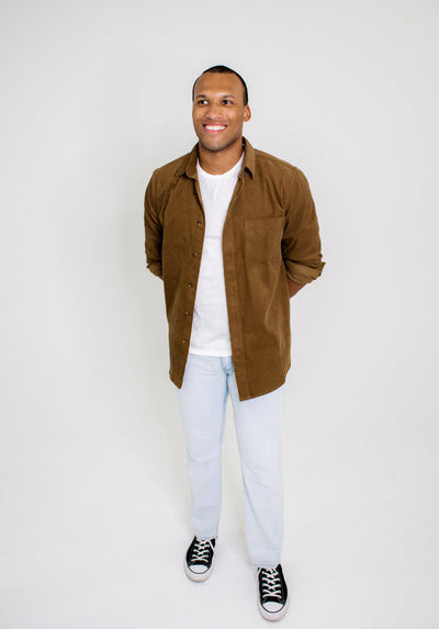 Tan Corduroy Shirt